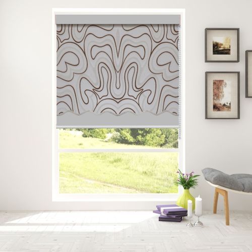 ستائر رول دبل 