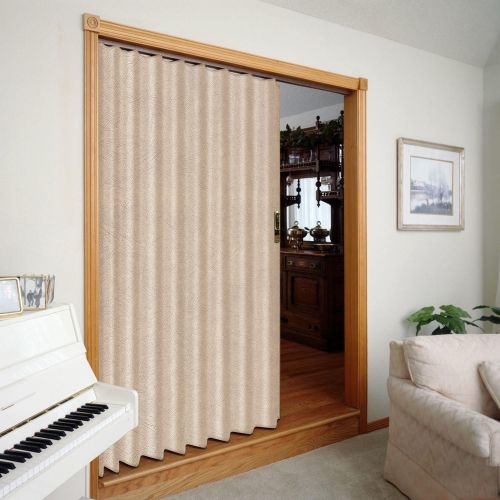 باب أكورديون جلد سحاب - 0318